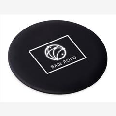 Беспроводное зарядное устройство с подсветкой логотипа Moon spot, 10 Вт, soft-touch
