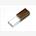 USB-флешка прямоугольной формы с деревянным колпачком