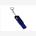 USB-флешка 2 в 1 поворотный механизм, c дополнительным разъемом Type-C с одноцветным металлическим клипом