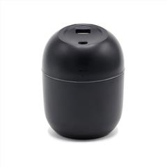 Светодиодный USB увлажнитель Egg с подсветкой, черный-S
